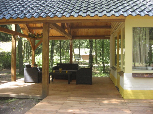 veranda 2 persoonsbungalow kleinvosseven